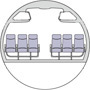 Boeing 727-100 Cabin