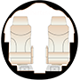 Learjet 55 Cabin