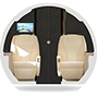 Embraer LEGACY 600 Cabin