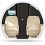 Embraer Legacy 650 Cabin